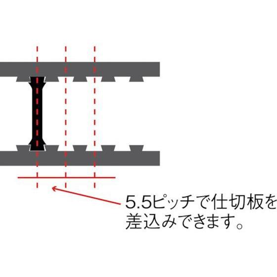 【お取り寄せ】リングスター スーパーピッチ5.5mm SP-1500Dクリア SP-1500D-C  ツールボックス ツールバック 保管 作業｜jetprice｜03