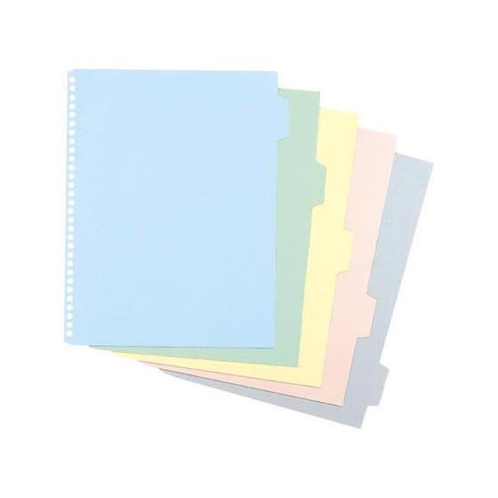 コクヨ/インデックスポケット(5色5山) A4タテ 30穴 5枚/ラ-890N|jetprice|02