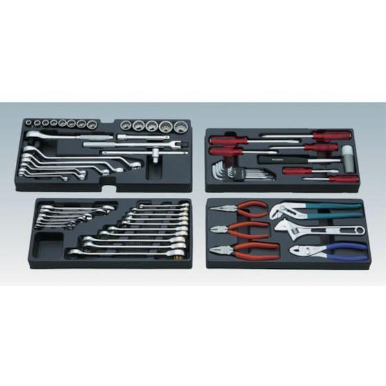 お取り寄せ】スーパー プロ用デラックス工具セット(チェストタイプ 