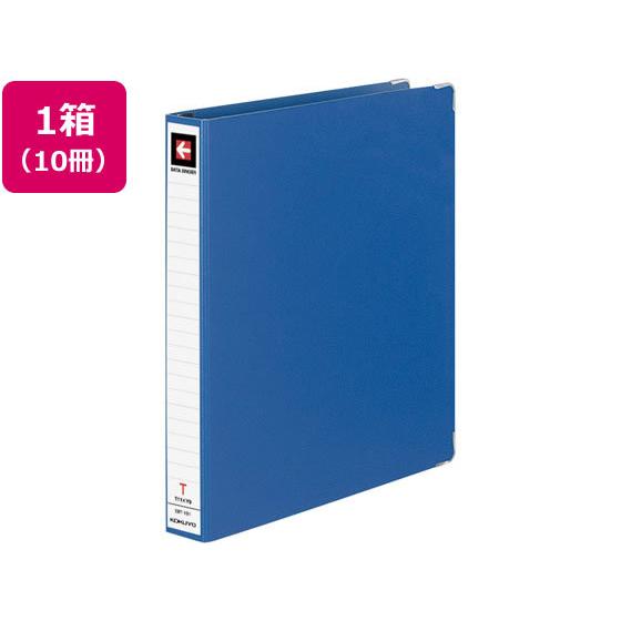 コクヨ データバインダーT(バースト用) T11×Y9 22穴 青 10冊 バーストタイプ Ｔ型とじ具 コンピューターバインダー 多穴 伝票ファイル