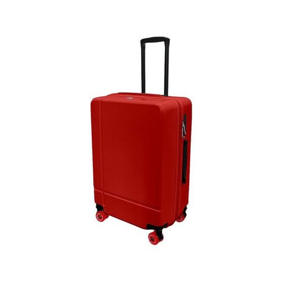 カラーフット拡張キャリーケース レッド Mサイズ お取り寄せ】一六八 カラーフット拡張キャリーケース レッド Mサイズ