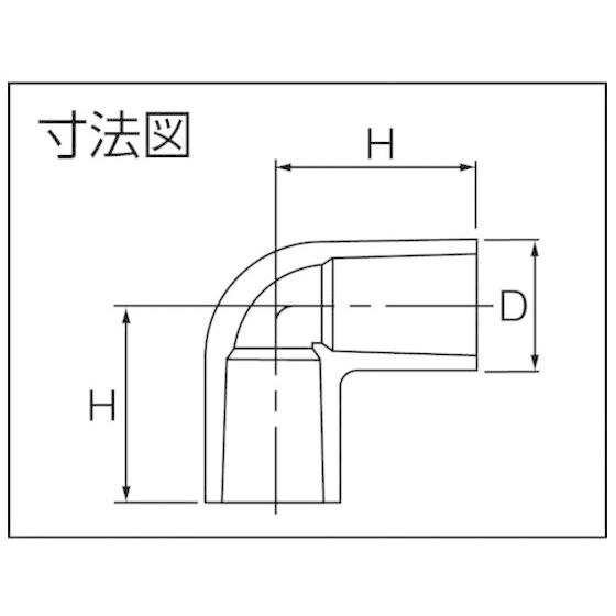 【お取り寄せ】エスロン TS継手エルボ13 TSL13  継手 パイプ 水道配管用工具 空調配管用工具 作業｜jetprice｜02