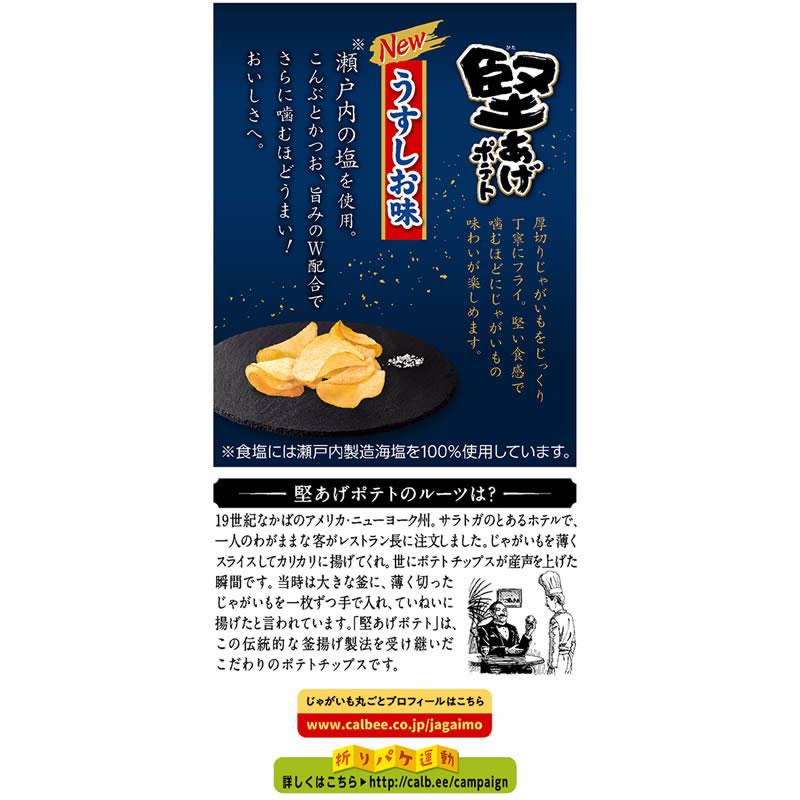 カルビー（Calbee） 堅あげポテト うすしお味 65g ポテトスナック