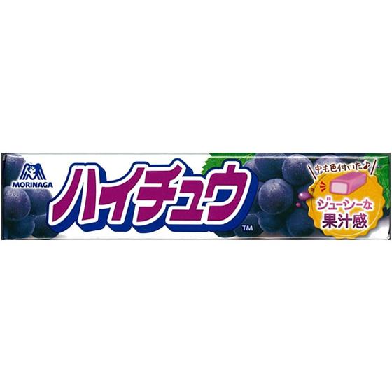 森永製菓 ハイチュウ グレープ スティック 12粒 キャンディ 飴 グミ