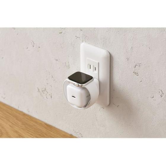 ELECOM - 【お取り寄せ】エレコム USB申し受ける器 アップルウォッチ申し受ける 30W 白いこと EC-AC9830WH スマートウォッチかかわり合い品 時辰儀