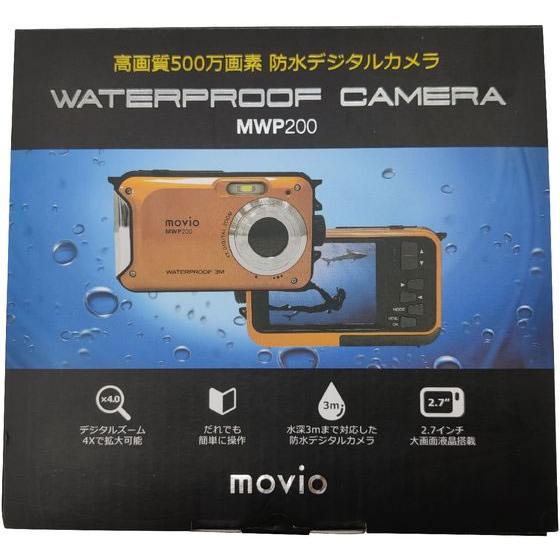 お取り寄せ】ナガオカ 防水コンパクトデジタルカメラ MWP200 デジタル