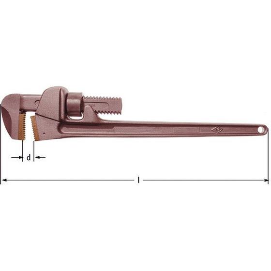 【お取り寄せ】Ampcoスイス 防爆パイプレンチ ET0305B レンチ スパナ 防爆 絶縁工具 作業用品 工具
