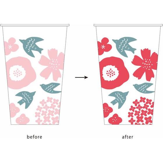 大和物産 色が変わるアルミタンブラー 花と鳥 420mL 65390 : JetPrice