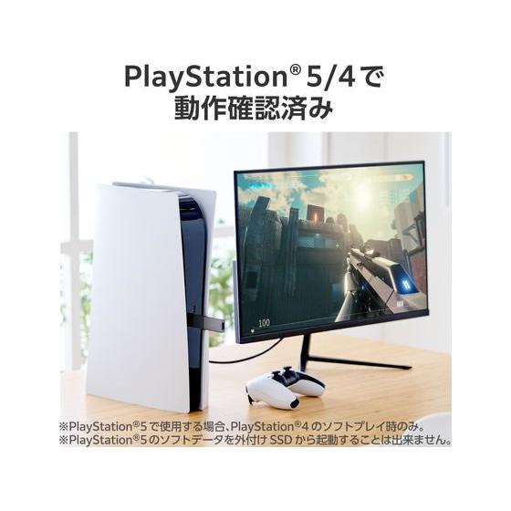 エレコム 外付SSD 2TB Type-C&A ブラック ESD-EWC2000GBK ＳＳＤ 外付けドライブ ＵＳＢメモリ パソコン 家電の画像