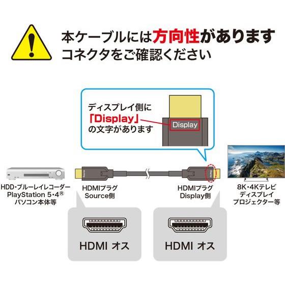 【お取り寄せ】サンワサプライ アーマードHDMIケーブル(50m) KM-HD20-UFBA50 ＡＶコード アクセサリー アンテナ ＡＶ関連品 テレビ オーディオ 家電_1