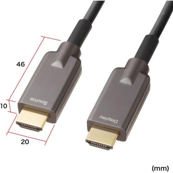 【お取り寄せ】サンワサプライ アーマードHDMIケーブル(50m) KM-HD20-UFBA50 ＡＶコード アクセサリー アンテナ ＡＶ関連品 テレビ オーディオ 家電_9