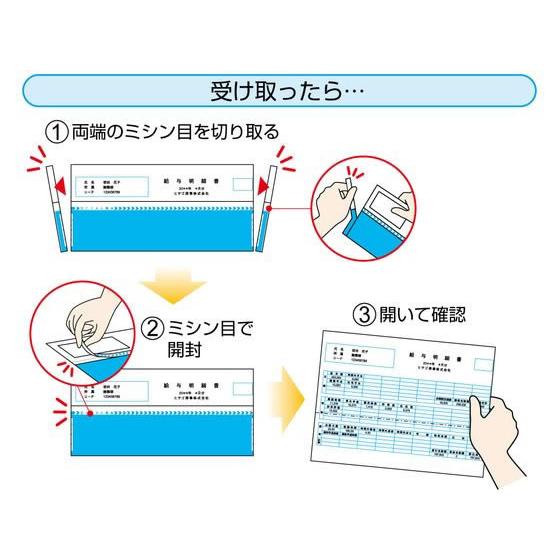 ヒサゴ 給与明細書(密封式) A4タテ 2面 350枚 GB1172TN 給与封筒 明細