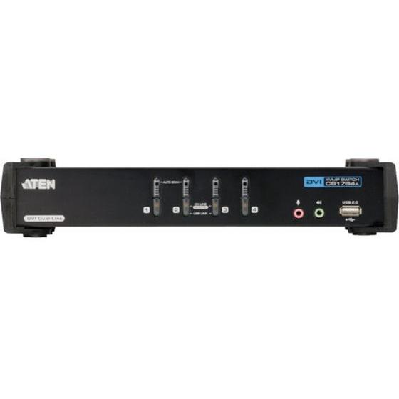 【お取り寄せ】ATEN KVMPスイッチ 4ポート／DVI／デュアルリンク／USB2.0ハブ搭載  切替機 ネットワーク機器 ＰＣ周辺機器｜jetprice｜02