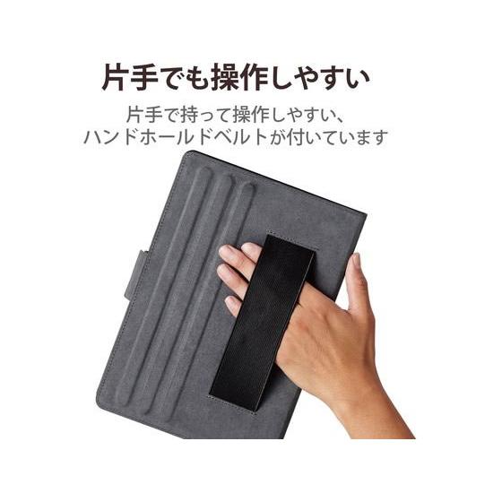 【お取り寄せ】エレコム タブレット用ケース ペンホルダー8.5〜11.5インチ TB-10HPG3LBK｜jetprice｜06