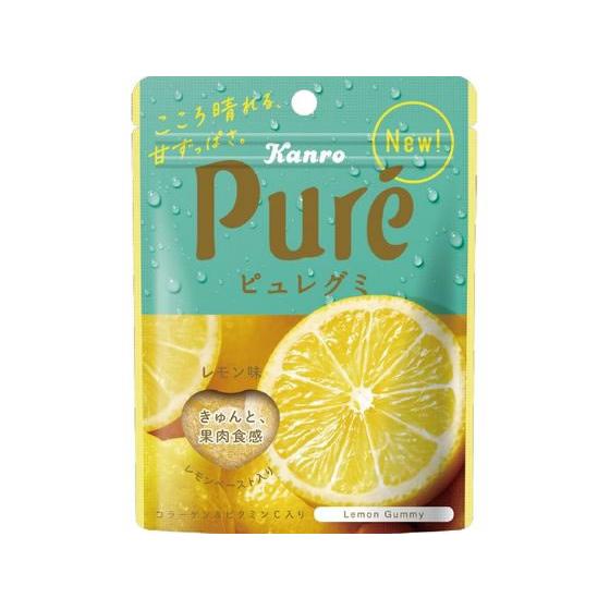 Kanro（カンロ） ピュレグミ レモン 56g グミ 飴 タブレット お菓子