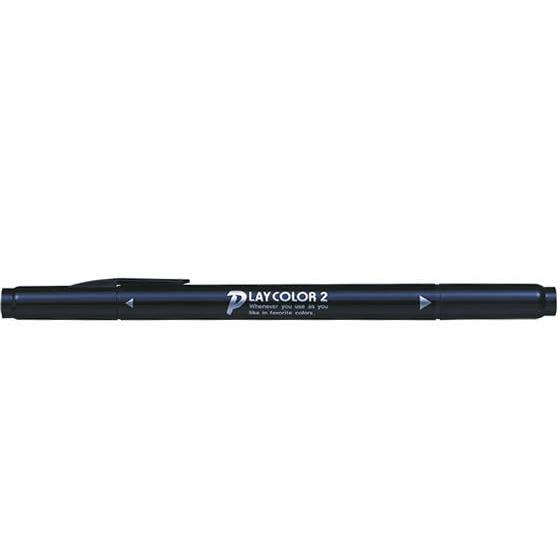 トンボ鉛筆 プレイカラー2 黒 WS-TP33  水性ペン｜jetprice