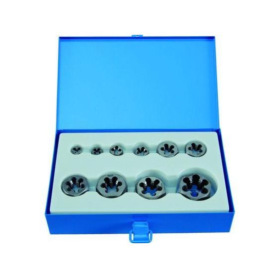 TRUSCO 六角サラエナットダイスメートル並目ねじセット THD-CSET ねじ切り工具 タップ ダイス 切削工具 作業