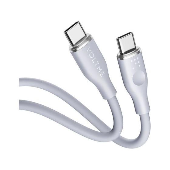 USB充電ケーブル グレー 約1.5メートル お取り寄せ】VOLTME 充電ケーブル モスシリーズ グレー C2134 USB