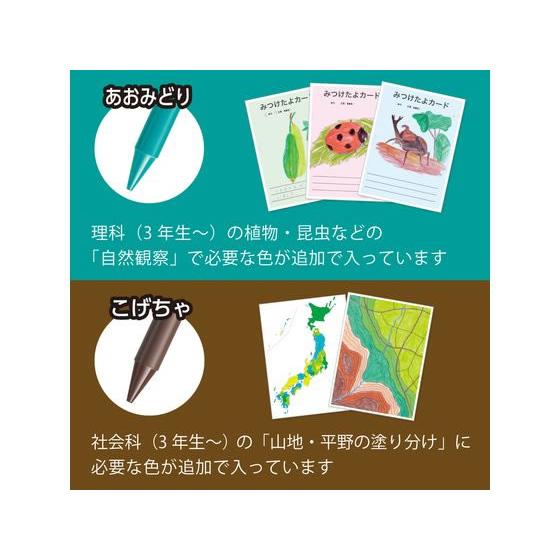 ぺんてる（Pentel） 小学校色えんぴつ 12色+3色 GCG1-12P3 色鉛筆