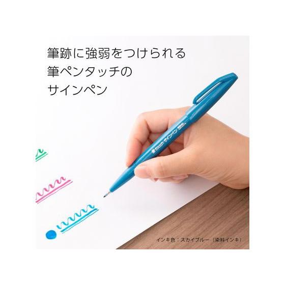 ぺんてる 筆touchサインペン スカイブルー SES15C-S｜jetprice｜02