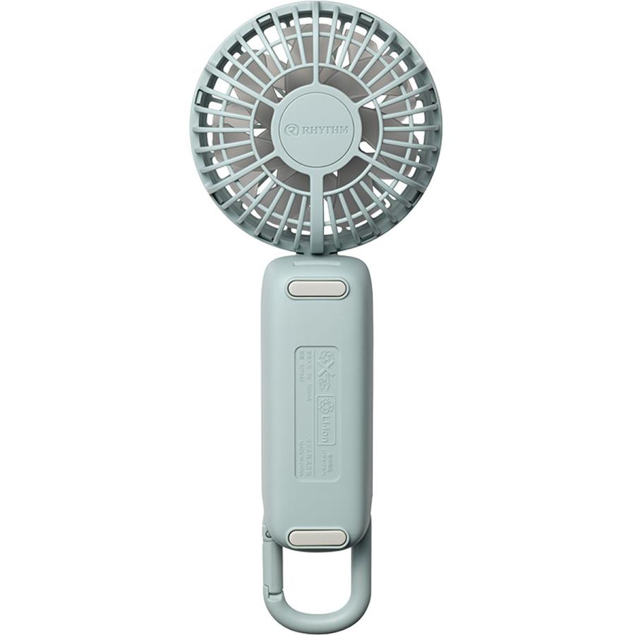 リズム ハンディファン SilkyWindMobile4 ブルー 9ZF042RH04