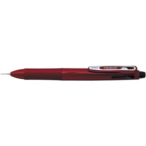 【限定品】 SARASA ボールペン 多機能ペン シャーペン まとめ売り ZEBRA（ゼブラ） サラサ2+SB レッド軸 SJ2-R シャープペン付き 多色 多