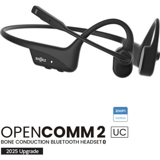 お取り寄せ】SHOKZ ワイヤレス骨伝導イヤホン OpenComm 2 UC USB-A