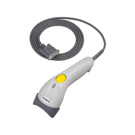 999CASIO　カシオ　レジスター ハンド　スキャナー　HHS-18　中古品 HHS-18｜カシオ レジ用ハンドスキャナー ホワイト｜中古品｜修理