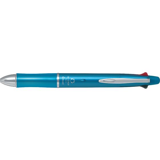 パイロット/ドクターグリップ4+1 アイスブルー ボールペン 0.5mm 極細  シャープペン付き 油性ボールペン 多色 多機能｜jetprice