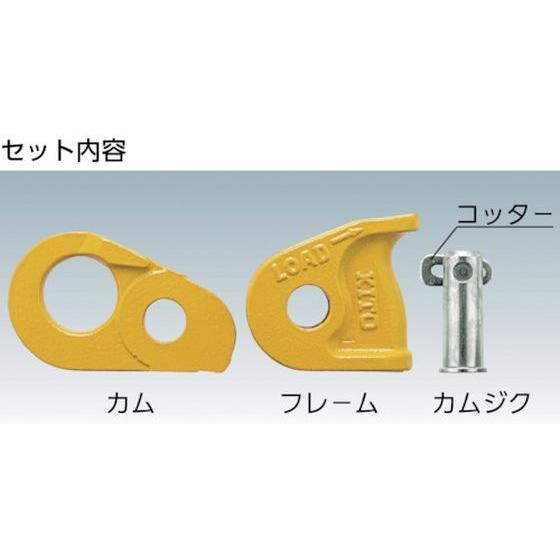 【お取り寄せ】ワイヤーロープ専固定器具キトークリップ定格荷重1.5tワイヤ径12~14mm  ホイスト 物流 作業｜jetprice｜03