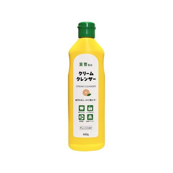 ミツエイ 重曹配合クリームクレンザー オレンジ 400g クレンザー