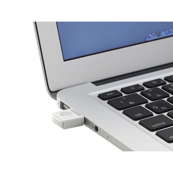 エレコム 300Mbps USB2.0用 無線LAN子機 ホワイト  無線ＬＡＮ ネットワーク機器 ＰＣ周辺機器｜jetprice｜02