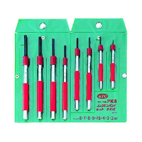 KTC 【お取り寄せ】KTC ノックピンポンチセット[8本組] PK8 ピンポンチ 