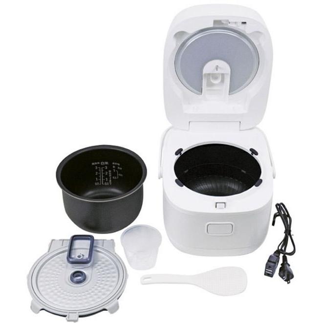 【即日発送✨️】【極美品】eangle炊飯ジャー 3合炊きANGV-RCI05-A e angle e angle IH炊飯ジャー(3合炊き) ホワイト ANGV-RCI05-A-W 炊飯