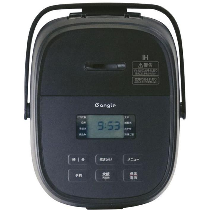 e angle e angle IH炊飯ジャー(3合炊き) ブラック ANGV-RCI05-A-K 炊飯