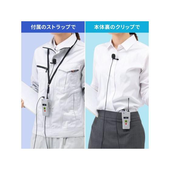 【お取り寄せ】サンワサプライ ワイヤレスガイドシステム(親機) MM-WGS2TN 拡声器 マイク オーディオ ヘッドホン テレビ 家電の画像