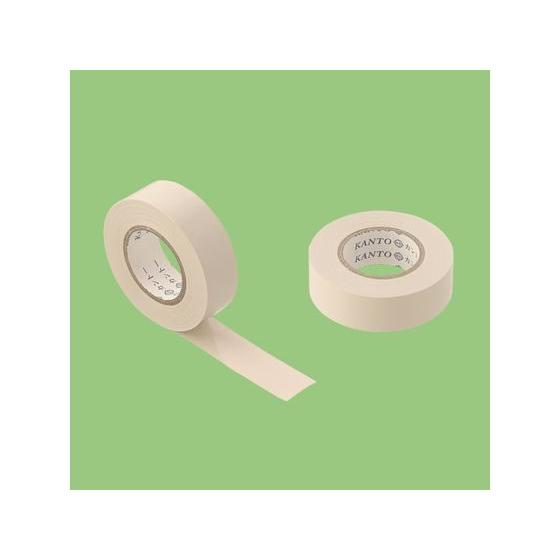 お取り寄せ】関東器材 粘着テープ アイボリー 19mmx10m 300個 BT-1910I