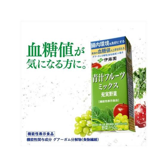 伊藤園 充実野菜青汁フルーツミックス 200ml×24本｜jetprice｜02
