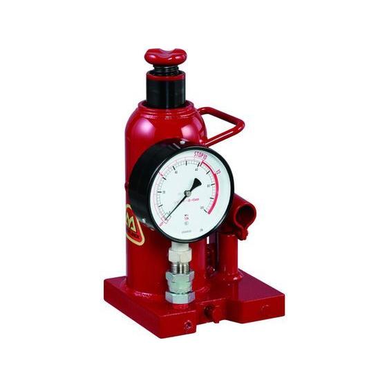 のん お取り寄せ】マサダ ゲージ付油圧ジャッキ 20TON MH-20P