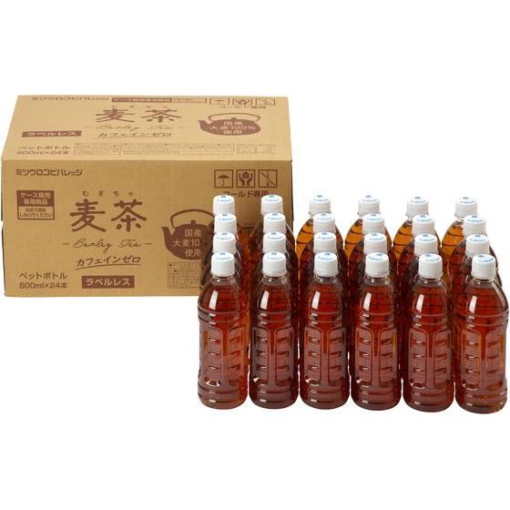 ミツウロコビバレッジ 麦茶500mL ラベルレス 24本×2箱 ペットボトル 麦茶 お茶 飲料 |  | 02