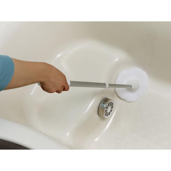 山崎産業 ユニットバスボンくん抗菌 N-AL ホワイト デッキブラシ ブラシ 掃除道具 清掃 清掃 | 山崎産業 | 02