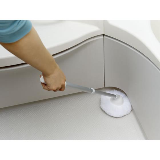 山崎産業 ユニットバスボンくん抗菌 N-AL ホワイト デッキブラシ ブラシ 掃除道具 清掃 清掃 | 山崎産業 | 03