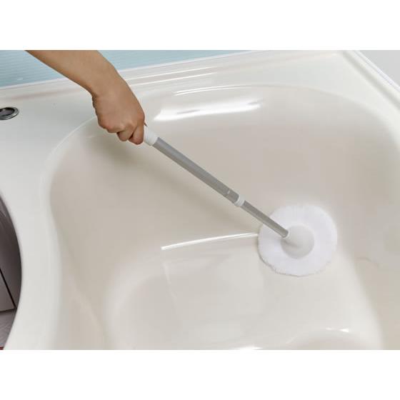 山崎産業 ユニットバスボンくん抗菌 N-AL ホワイト デッキブラシ ブラシ 掃除道具 清掃 清掃 | 山崎産業 | 08