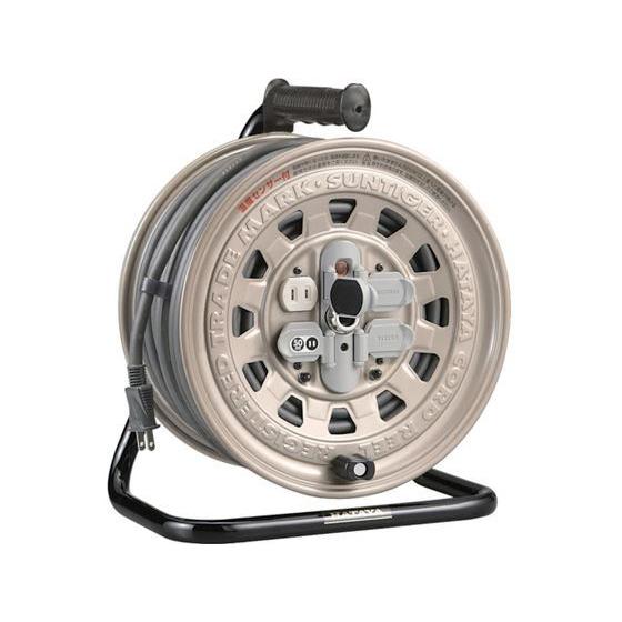 【お取り寄せ】ハタヤ サンタイガーリール 単相100V 50m 温度センサー付 GT-50 コードリール１００Ｖ コードリール 延長コード 工事用品 作業用品 工具