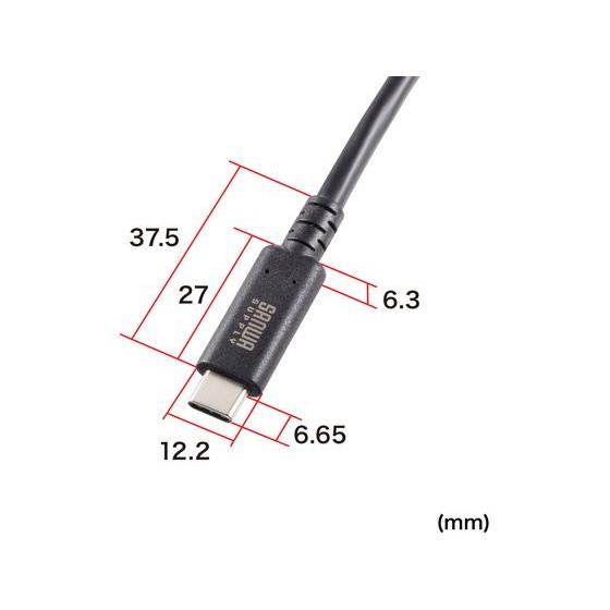 【お取り寄せ】サンワサプライ USB40Gbps Type-C ケーブル 1m KU-40GCCPE10｜jetprice｜10