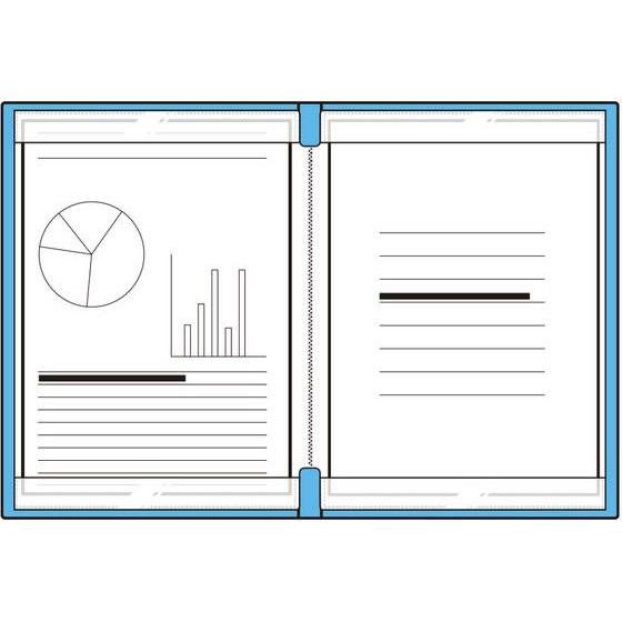 【お取り寄せ】リヒトラブ CUBE FIZZ書き込めるクリヤーブック A4 パープル N6005 Ａ４ 固定式クリヤーファイル | LIHIT LAB. | 06