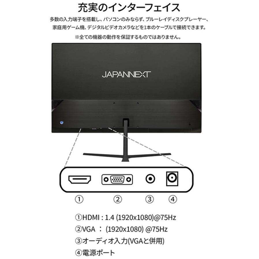 JAPANNEXT 液晶ディスプレイ 21.5型 1920×1080 JN-IPS215DF