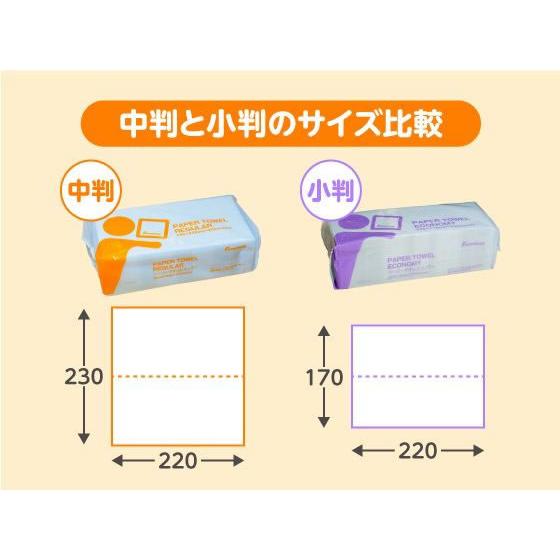 ペーパータオル レギュラー 200枚 ×30パック Forestway 大容量 ペーパーハンドタオル タオルペーパー 手拭きペーパー トイレ 手拭き ペーパー 洗面所 キッチン | Forestway | 03
