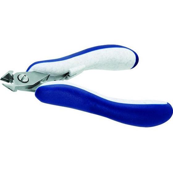 【お取り寄せ】idealtek ESD精密ニッパ タングステン先細形 大 フラッシュ刃 118mm ES351PTTX-CR-BGO-IT ニッパ ペンチ プライヤー 作業用品 工具