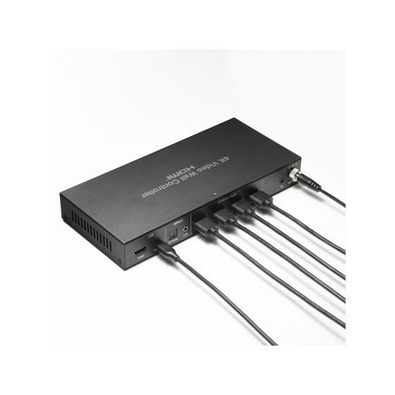 【お取り寄せ】サンワサプライ 4画面ビデオウォールコントローラ(4K相応う) VGA-PHD4VWC うつり変わり機 分かちあう器 ＰＣ境界線の外側器機 マイコン 家電